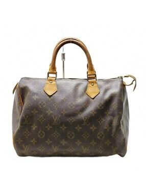 Louis Vuitton LV Hand Bag Speedy 30 Brown Monogram MB844